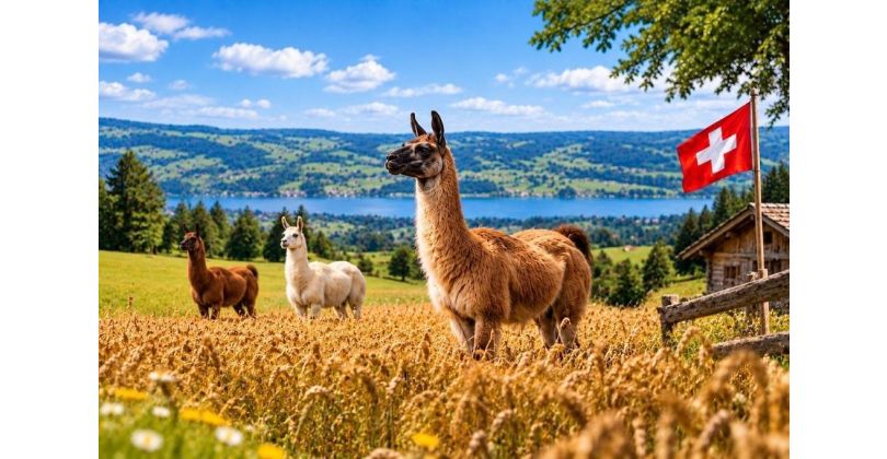 Und es geht weiter mit einem Schweizer Exoten: Das Lama