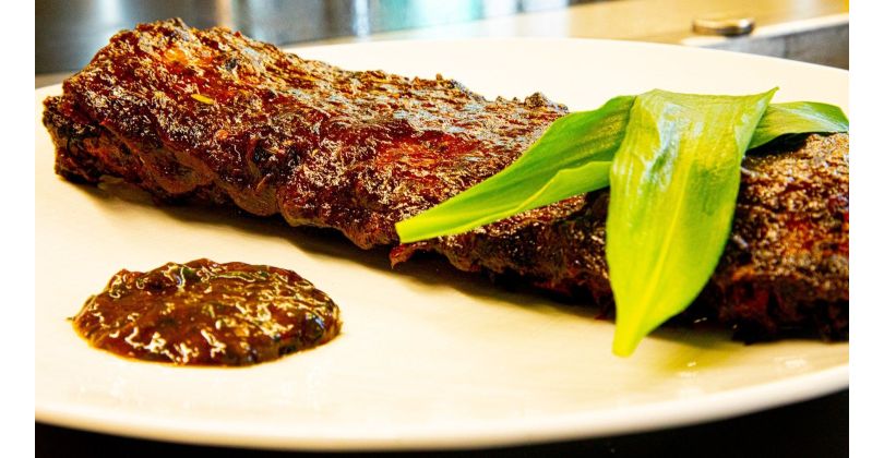 Pork Baby Back Ribs (Spare Ribs) with Wild Garlic BBQ Sauce