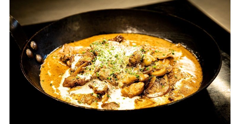 Veal strips Zurich style "Züri Gschnätzlets"