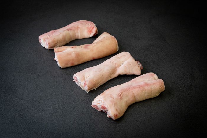 Schweizer Schweins Füsse halbiert