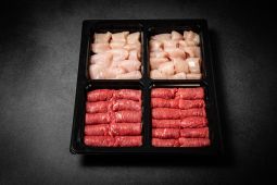BIO Bud Fondue Chinoise DELUXE with beef fillet and chicken breast