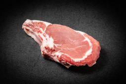 Swiss veal chops cut