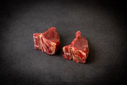 Swiss roe deer chops