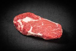 Organic beef rib eye steak