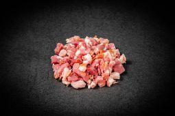Diced organic bacon